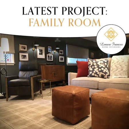 Lenore Frances Family Room Design