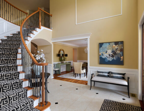 Luxury Foyer Dining Interior Design